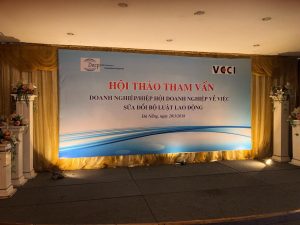 Read more about the article Hội thảo tham vấn Doanh nghiệp/ Hiệp hội doanh nghiệp về việc sửa đổi Bộ luật Lao động 2012 tại Đà Nẵng vào ngày 20/3/2018