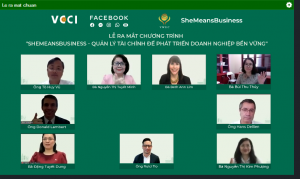 Read more about the article Hội thảo trực tuyến “Giải pháp hỗ trợ doanh nhân nữ vượt qua khủng hoảng và Lễ ra mắt chương trình SheMeansBusiness – Quản lý tài chính để phát triển doanh nghiệp bền vững