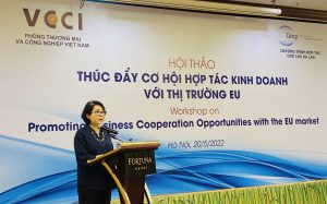 Read more about the article Hội thảo “Thúc đẩy cơ hội hợp tác kinh doanh với thị trường EU”  tại Hà Nội