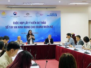 Read more about the article Cuộc họp lấy ý kiến dự thảo Sổ tay an ninh mạng dành cho doanh nhân nữ