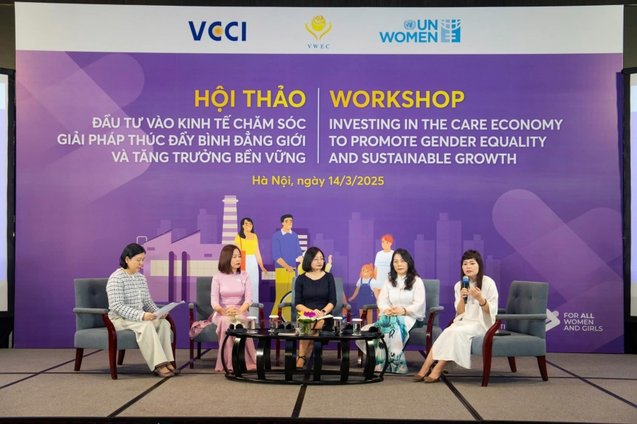 Hội thảo Đầu tư vào Kinh tế Chăm sóc: Giải pháp Thúc đẩy Bình đẳng giới và Tăng trưởng Bền vững” ngày 14/3/2025 tại Hà Nội 8 2