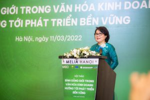 Read more about the article Hội thảo “Bình đẳng giới trong Văn hóa kinh doanh hướng tới phát triển bền vững”