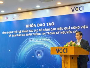 Read more about the article Khoá Đào tạo :” Ứng dụng trí tuệ nhân tạo (AI) để nâng cao hiệu quả công việc và đảm bảo an toàn thông tin trong kỷ nguyên số” ngày 28-29/8/2025
