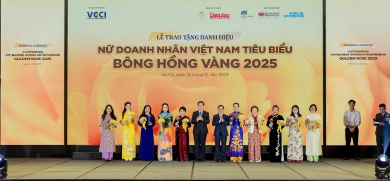 Read more about the article Lễ trao tặng Danh hiệu “Nữ Doanh nhân Việt Nam tiêu biểu – Bông Hồng Vàng năm 2025”