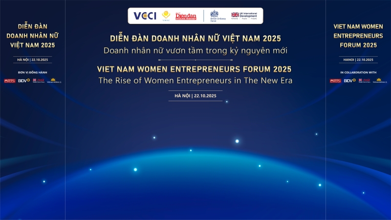 Diễn đàn Doanh nhân nữ Việt Nam 2025 với chủ đề “Doanh nhân nữ vươn tầm trong kỷ nguyên mới” tại Hà Nội ngày 22/10/2025