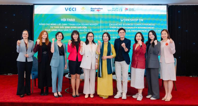 Read more about the article Hội thảo“Nâng cao năng lực cạnh tranh của doanh nghiệp:Từ thúc đẩy bình đẳng giới đến thực hành mua sắm có trách nhiệm giới” ngày 25/11/2025 tại Hà Nội