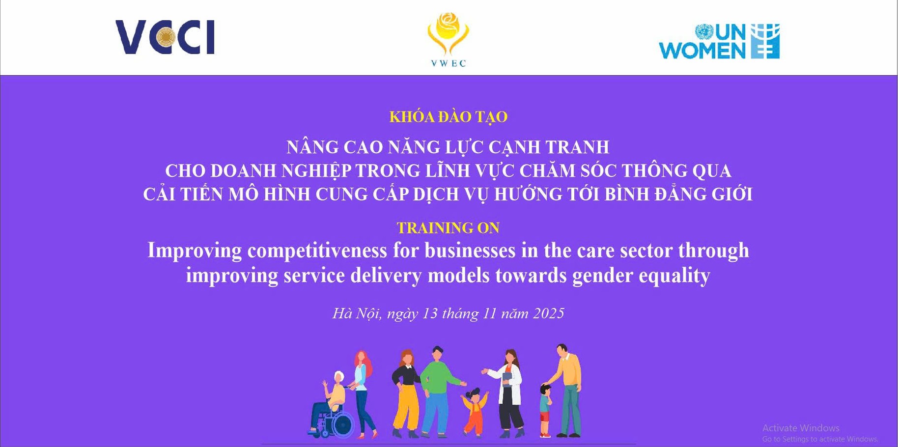 🌿 KHÓA ĐÀO TẠO DÀNH CHO DOANH NGHIỆP LĨNH VỰC CHĂM SÓC 🌿 Hà Nội, ngày 13/11/2025