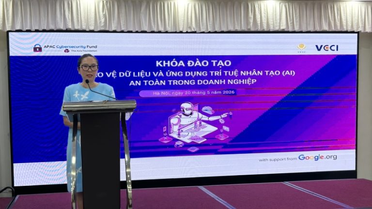 Read more about the article Khóa đào tạo “Bảo vệ dữ liệu và Ứng dụng trí tuệ nhân tạo (AI) an toàn trong doanh nghiệp” ngày 20/5/2026 tại Hà Nội