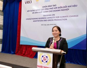 Read more about the article Khóa đào tạo “Xây dựng năng lực ứng phó với biến đổi khí hậu và sản xuất xanh cho doanh nghiệp” ngày 29/5/2026 tại Vĩnh Long