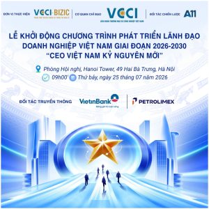 Read more about the article [Hỗ trợ chia sẻ]📢 LỄ KHỞI ĐỘNG CHƯƠNG TRÌNH PHÁT TRIỂN LÃNH ĐẠO DOANH NGHIỆP VIỆT NAM GIAI ĐOẠN 2026–2030 “CEO VIỆT NAM KỶ NGUYÊN MỚI” ⭐